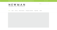 Desktop Screenshot of newmanmarketingresearch.com