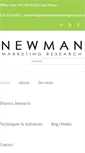 Mobile Screenshot of newmanmarketingresearch.com
